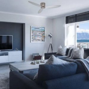 Ventilateur plafond Eco Plano II 112 cm, couleur gris argenté, Casafan